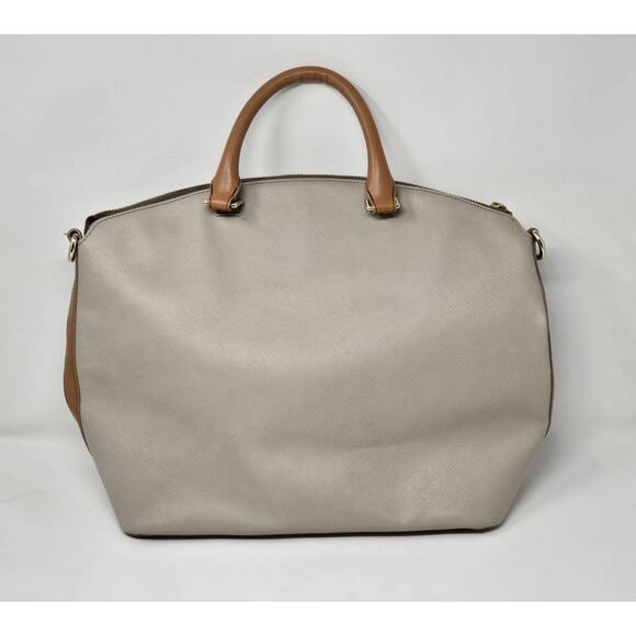 Brahmin Large Duxbury Satchel Bag in Macaroon Lady Vineyard Croc - Picture 8 of 9